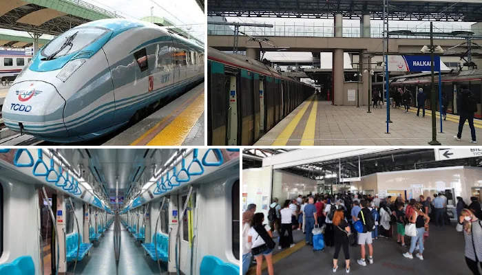 Marmaray Durakları Harita (Duraklar Arası Kaç DK)