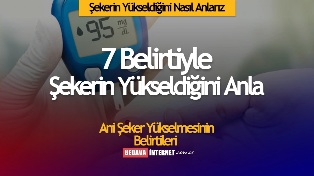 Şekerin Yükseldiğini 7 Adımla Nasıl Anlarız – Ani Şeker Yükselmesi